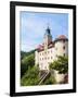 Idrija, Slovenian Littoral, Slovenia. Gewerkenegg castle. The castle houses the town museum whic...-null-Framed Photographic Print
