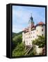 Idrija, Slovenian Littoral, Slovenia. Gewerkenegg castle. The castle houses the town museum whic...-null-Framed Stretched Canvas