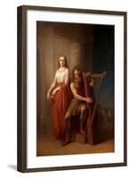 Idun and Bragi, 1846-Nils Jakob Blommér-Framed Giclee Print