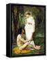 Idyll, 1851-52-William Adolphe Bouguereau-Framed Stretched Canvas