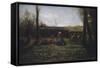 Idyll, 1865-Antonio Fontanesi-Framed Stretched Canvas