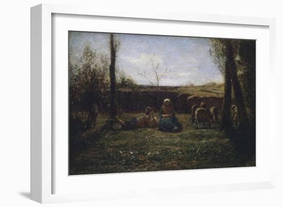 Idyll, 1865-Antonio Fontanesi-Framed Giclee Print