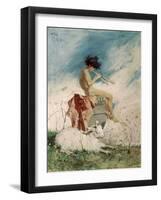 Idyll, 1868-Maria Fortuny-Framed Giclee Print