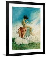 Idyll, 1868-Mariano Fortuny y Marsal-Framed Giclee Print