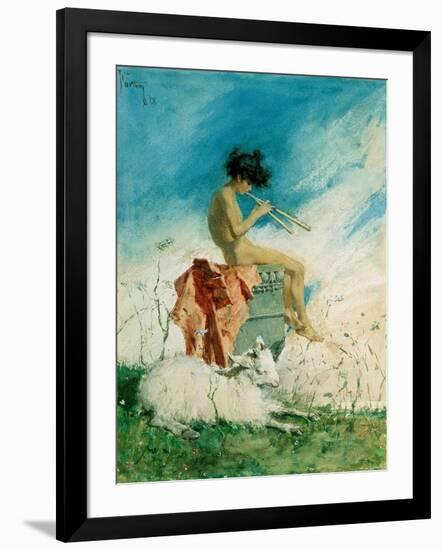 Idyll, 1868-Mariano Fortuny y Marsal-Framed Giclee Print