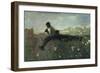 Idyll, 1882-1883-Giovanni Segantini-Framed Giclee Print