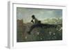 Idyll, 1882-1883-Giovanni Segantini-Framed Giclee Print