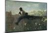 Idyll, 1882-1883-Giovanni Segantini-Mounted Giclee Print