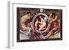 Idyll-Gustav Klimt-Framed Art Print