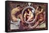 Idyll-Gustav Klimt-Framed Stretched Canvas