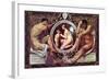 Idyll-Gustav Klimt-Framed Art Print