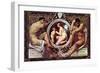 Idyll-Gustav Klimt-Framed Art Print