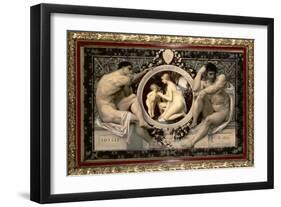 Idylle, 1884-Gustav Klimt-Framed Giclee Print