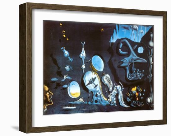 Idylle Atomique-Salvador Dalí-Framed Art Print