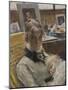 Idylle D'atelier, La Femme De L'artiste Et Leur Fille - Studio Idyll. the Artist's Wife and their D-Carl Larsson-Mounted Giclee Print