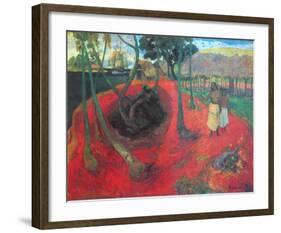 Idylle onTahiti, c.1901-Paul Gauguin-Framed Art Print