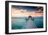 Idyllic Arbor on Water, Maldive Islands-PlusONE-Framed Photographic Print