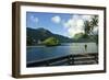 Idyllic bay in Pago Pago, Tutuila, American Samoa.-Jerry Ginsberg-Framed Photographic Print