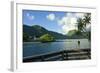 Idyllic bay in Pago Pago, Tutuila, American Samoa.-Jerry Ginsberg-Framed Photographic Print