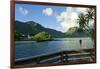 Idyllic bay in Pago Pago, Tutuila, American Samoa.-Jerry Ginsberg-Framed Photographic Print