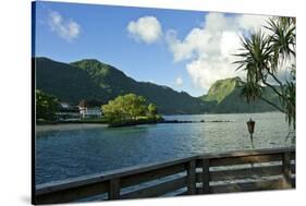 Idyllic bay in Pago Pago, Tutuila, American Samoa.-Jerry Ginsberg-Stretched Canvas
