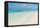 Idyllic Beach in the Maldives-John Harper-Framed Stretched Canvas