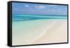 Idyllic Beach in the Maldives-John Harper-Framed Stretched Canvas