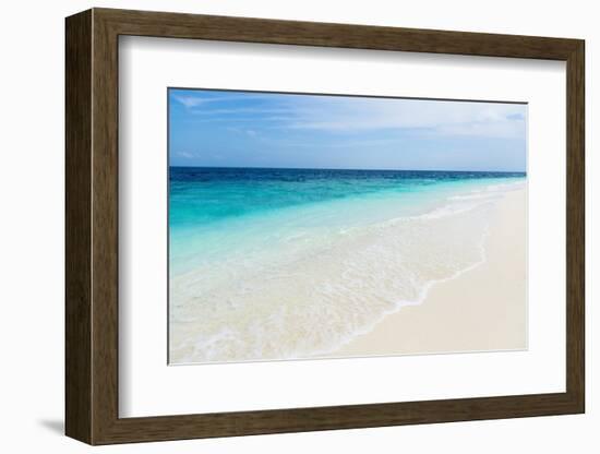 Idyllic Beach in the Maldives-John Harper-Framed Photographic Print