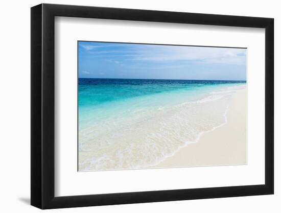 Idyllic Beach in the Maldives-John Harper-Framed Photographic Print