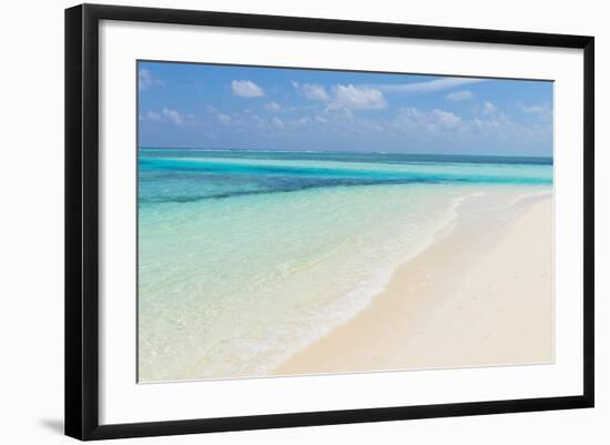 Idyllic Beach in the Maldives-John Harper-Framed Photographic Print