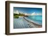 Idyllic Beach of Caribbean Sea in Playacar - Mexico-Patryk Kosmider-Framed Photographic Print