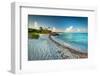 Idyllic Beach of Caribbean Sea in Playacar - Mexico-Patryk Kosmider-Framed Photographic Print