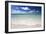 Idyllic Beach Scene with Blue Sky, Aquamarine Sea and Soft Sand, Ile Aux Cerfs-Lee Frost-Framed Photographic Print