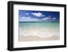 Idyllic Beach Scene with Blue Sky, Aquamarine Sea and Soft Sand, Ile Aux Cerfs-Lee Frost-Framed Premium Photographic Print