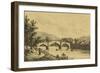 Idyllic Bridge I-I. g. Wood-Framed Art Print