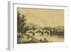 Idyllic Bridge I-I. g. Wood-Framed Art Print