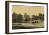 Idyllic Bridge II-I. g. Wood-Framed Premium Giclee Print