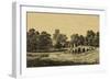 Idyllic Bridge II-I. g. Wood-Framed Premium Giclee Print