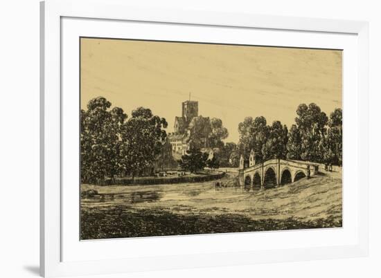 Idyllic Bridge II-I. g. Wood-Framed Art Print