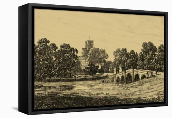 Idyllic Bridge II-I. g. Wood-Framed Stretched Canvas