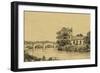 Idyllic Bridge IV-I. g. Wood-Framed Premium Giclee Print