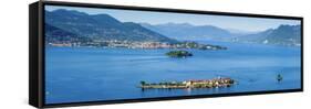 Idyllic Isola Dei Pescatori (Fishermen's Islands), Borromean Islands, Lake Maggiore-Doug Pearson-Framed Stretched Canvas