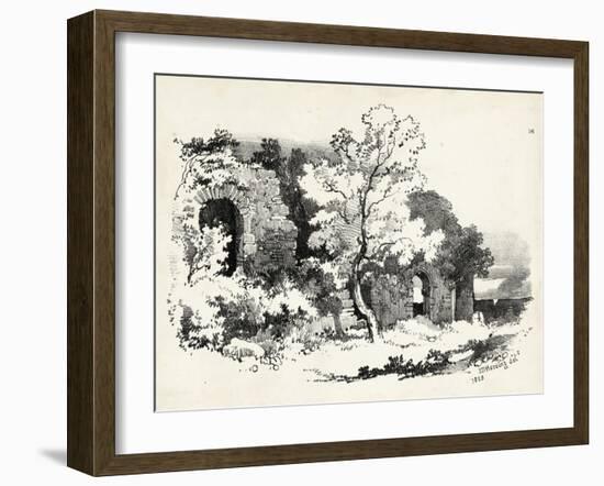 Idyllic Landscape VI-J.d. Harding-Framed Art Print