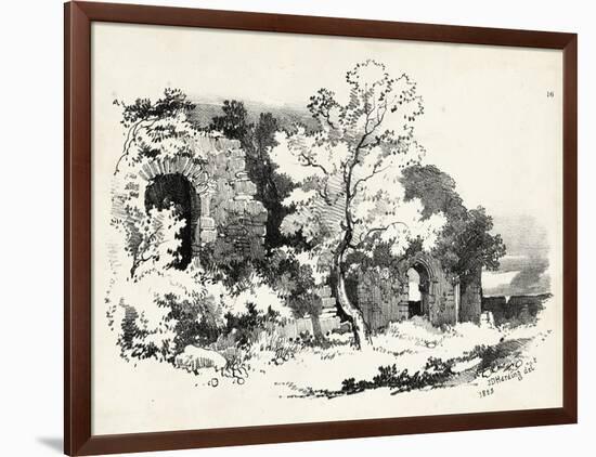 Idyllic Landscape VI-J.d. Harding-Framed Art Print