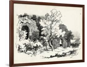 Idyllic Landscape VI-J.d. Harding-Framed Art Print