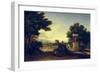 Idyllic Landscape-Jean-François Millet-Framed Giclee Print