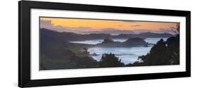 Idyllic Northland Coastline Illuminated at Sunset, Northland, North Island, New Zealand, Pacific-Doug Pearson-Framed Photographic Print