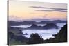 Idyllic Northland Coastline Illuminated at Sunset, Northland, North Island, New Zealand, Pacific-Doug Pearson-Stretched Canvas