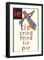 IE in Tie-null-Framed Art Print