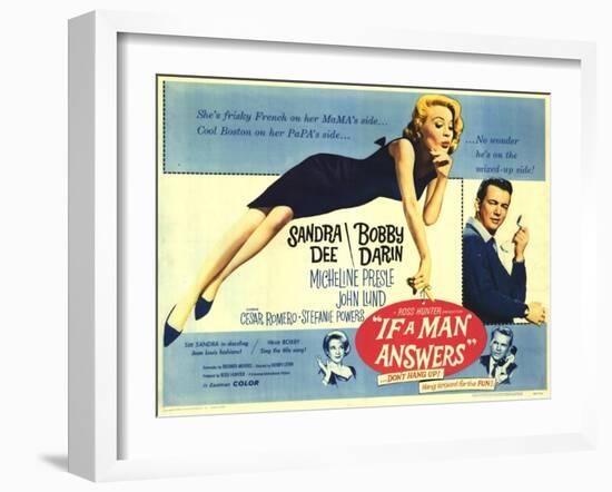 If a Man Answers, 1962-null-Framed Art Print